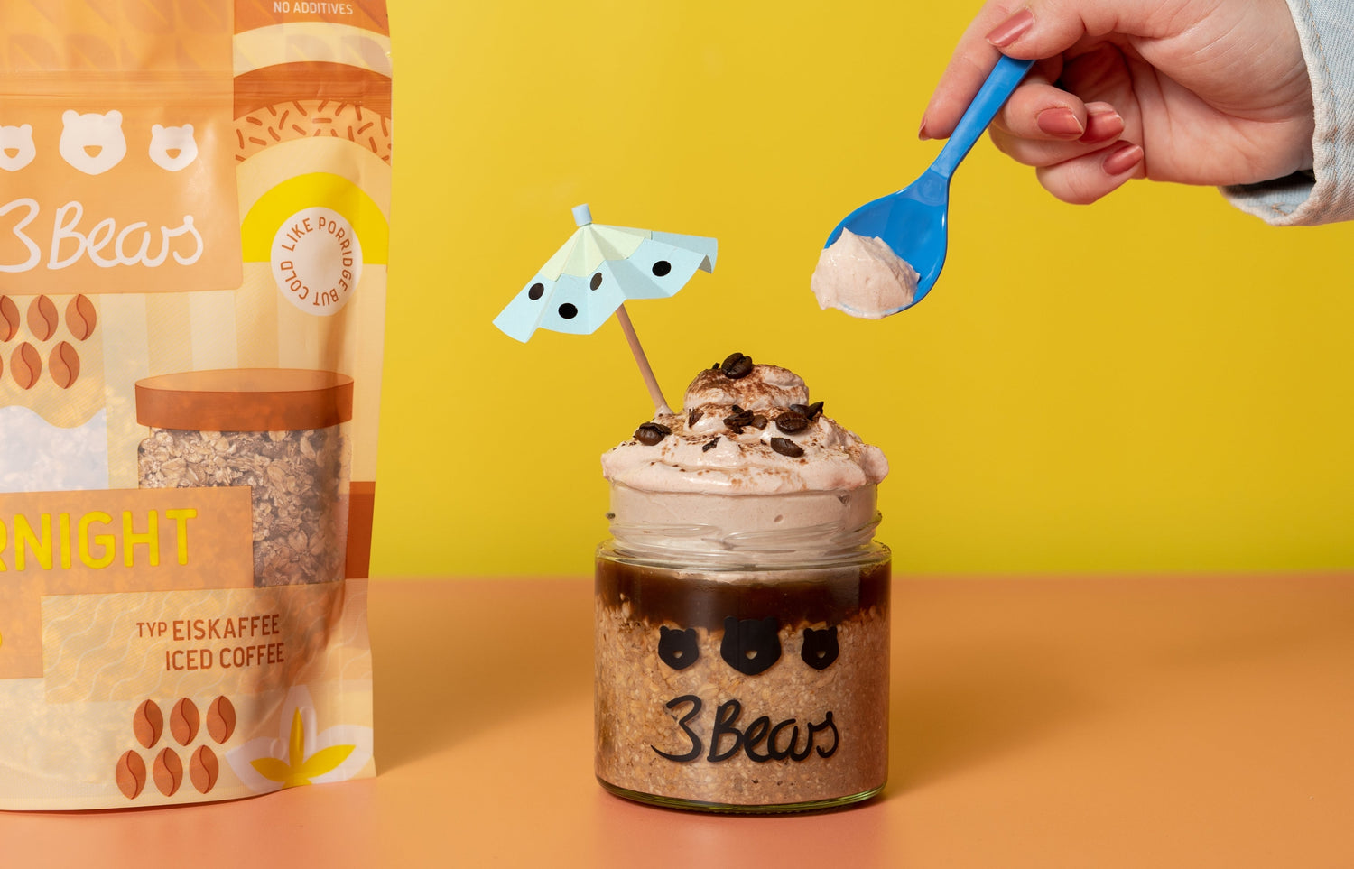 Eiskaffee Overnight Oats