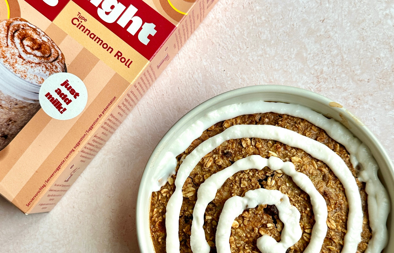 Cinnamon Roll Baked Oats – Zimtschnecken aus dem Ofen als herbstliches Frühstück