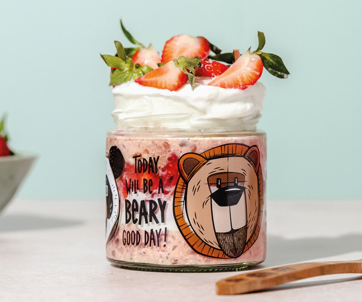 Overnight Oats – zomerse aardbei