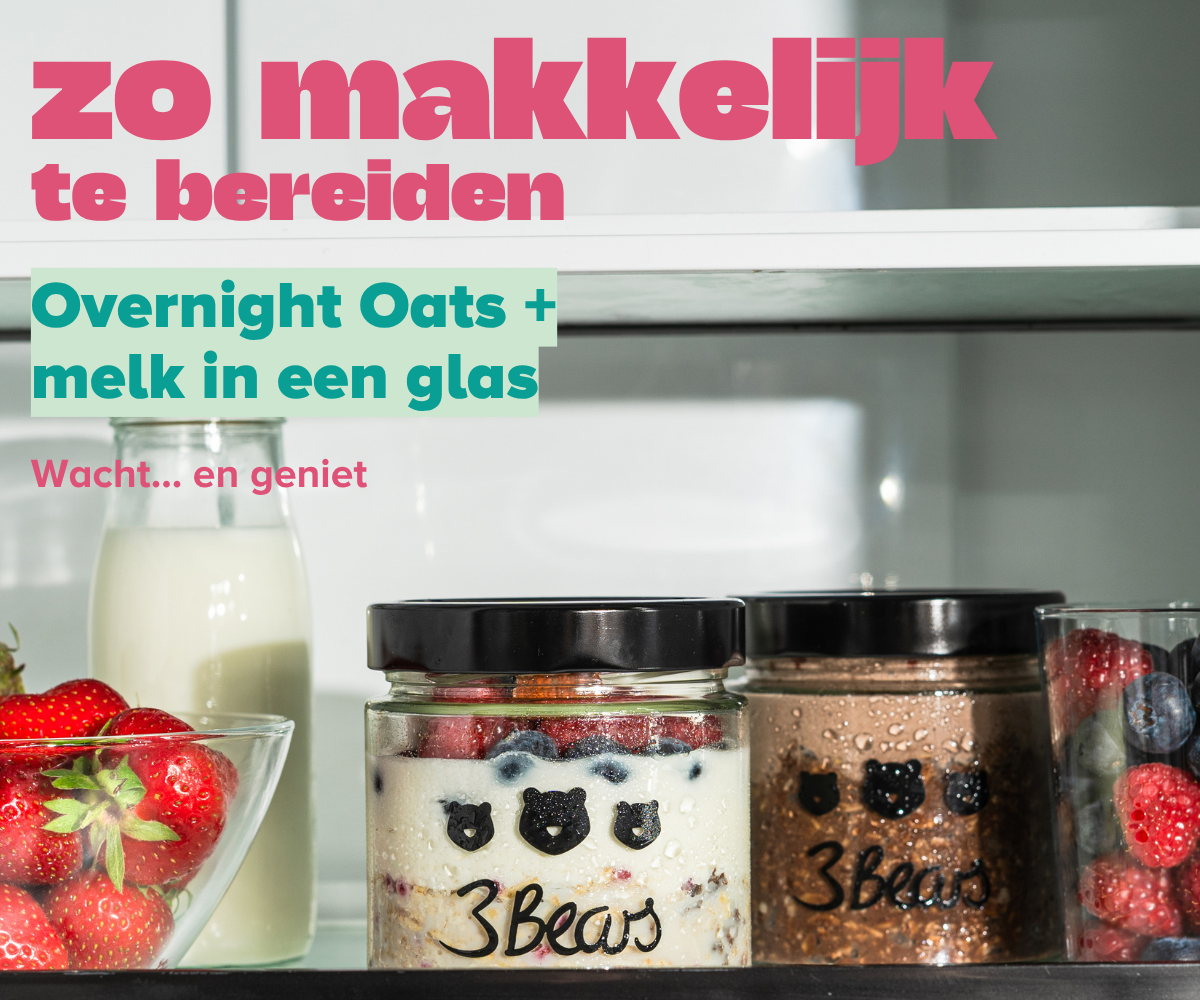 3Bears Overnight Oats Haselnuss-Kakao