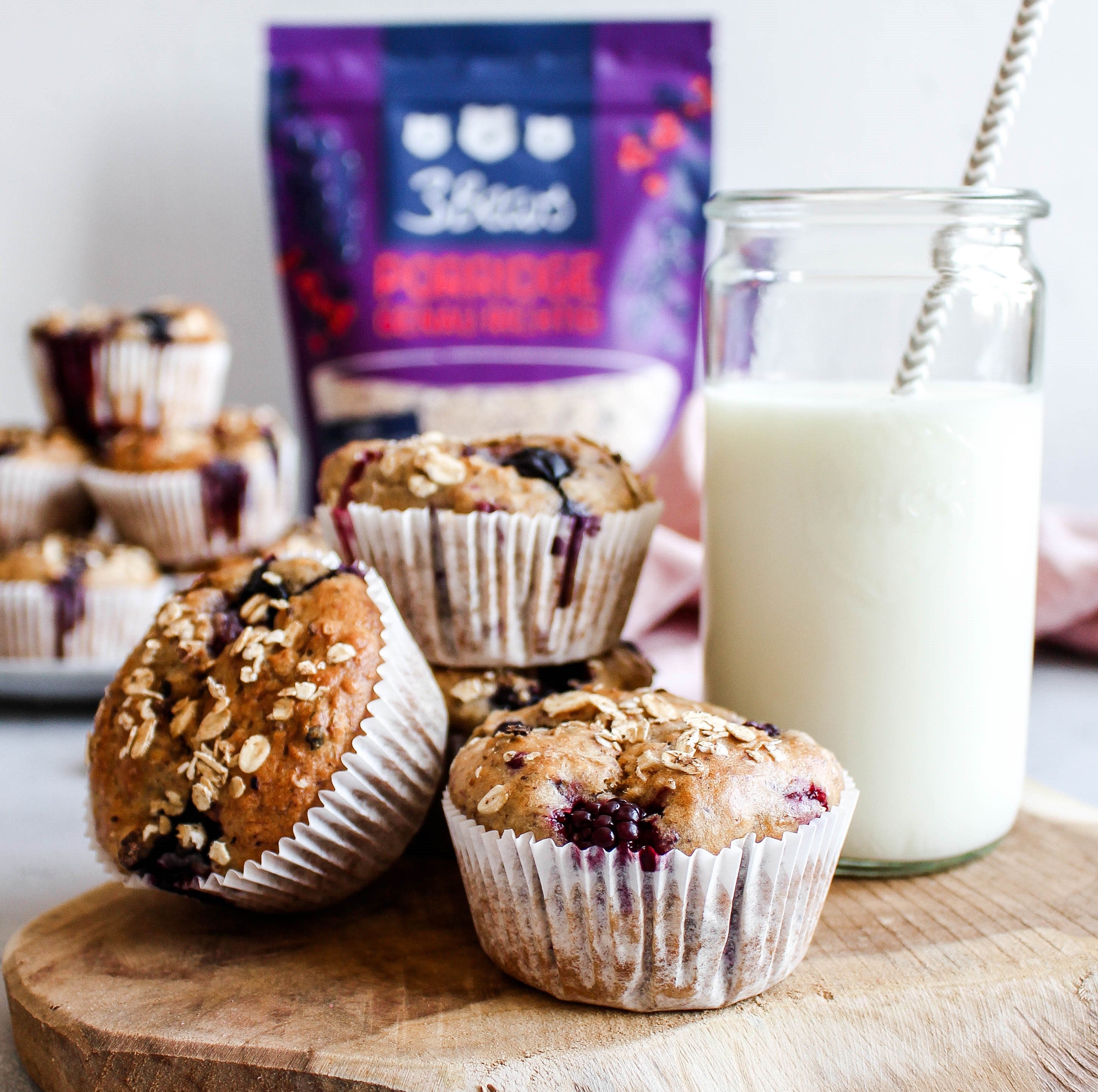 Beerige Bananen-Muffins - ein einfaches Rezept für jeden Anlass