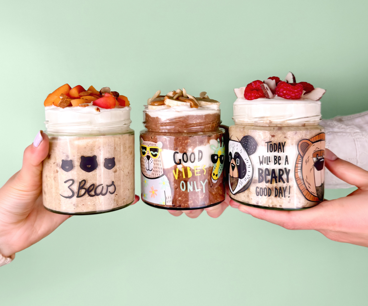 Overnight Oats Glazen Trio – Jubileumeditie