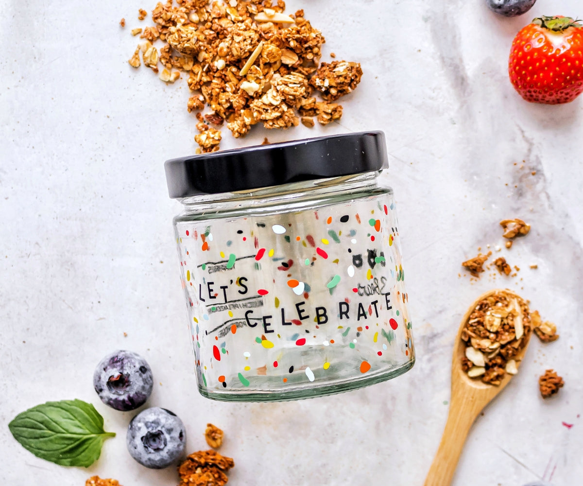 Overnight Oats Glas – Let's Celebrate Edition