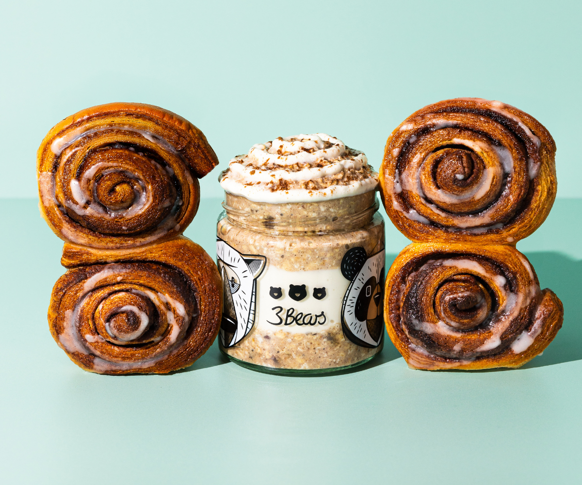 Overnight Oats – Cinnamon Roll