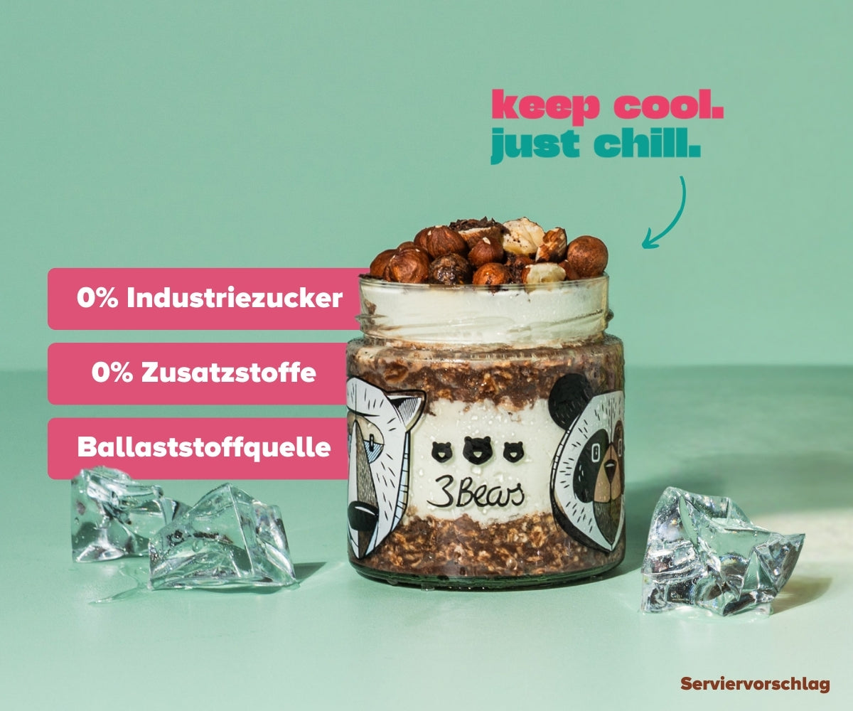 3Bears Overnight Oats Haselnuss-Kakao 