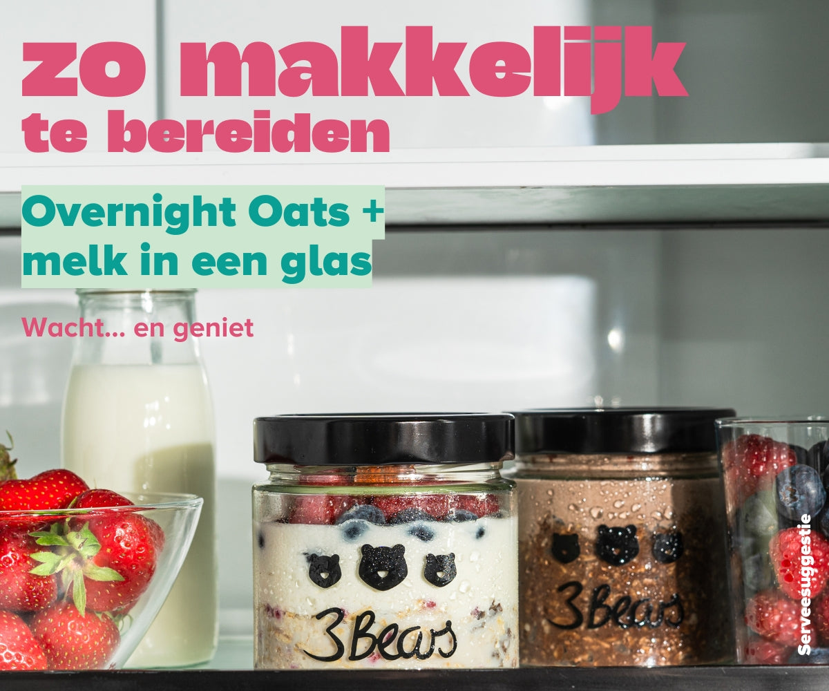 3Bears Overnight Oats Haselnuss-Kakao 