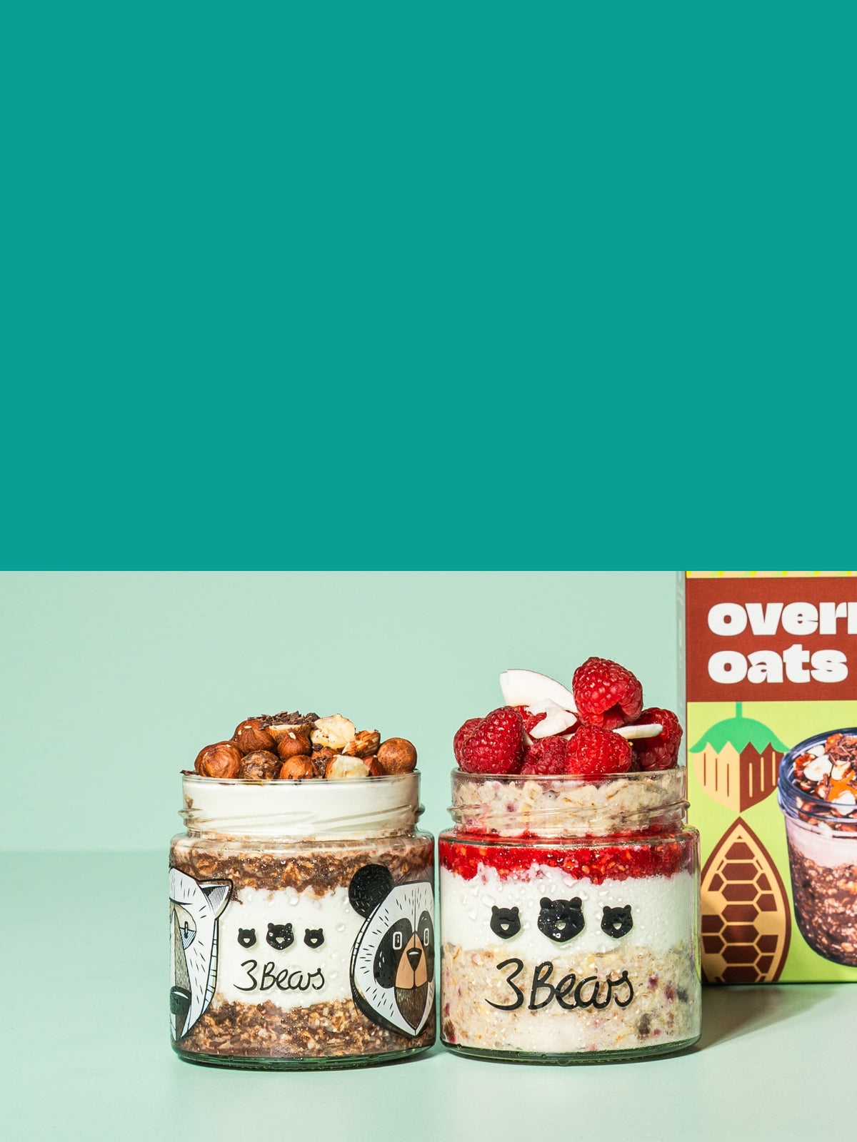Topping Prep Containers Leak-proof Parfait Cups 3-Pack Overnight Oats Containers With Topping ...