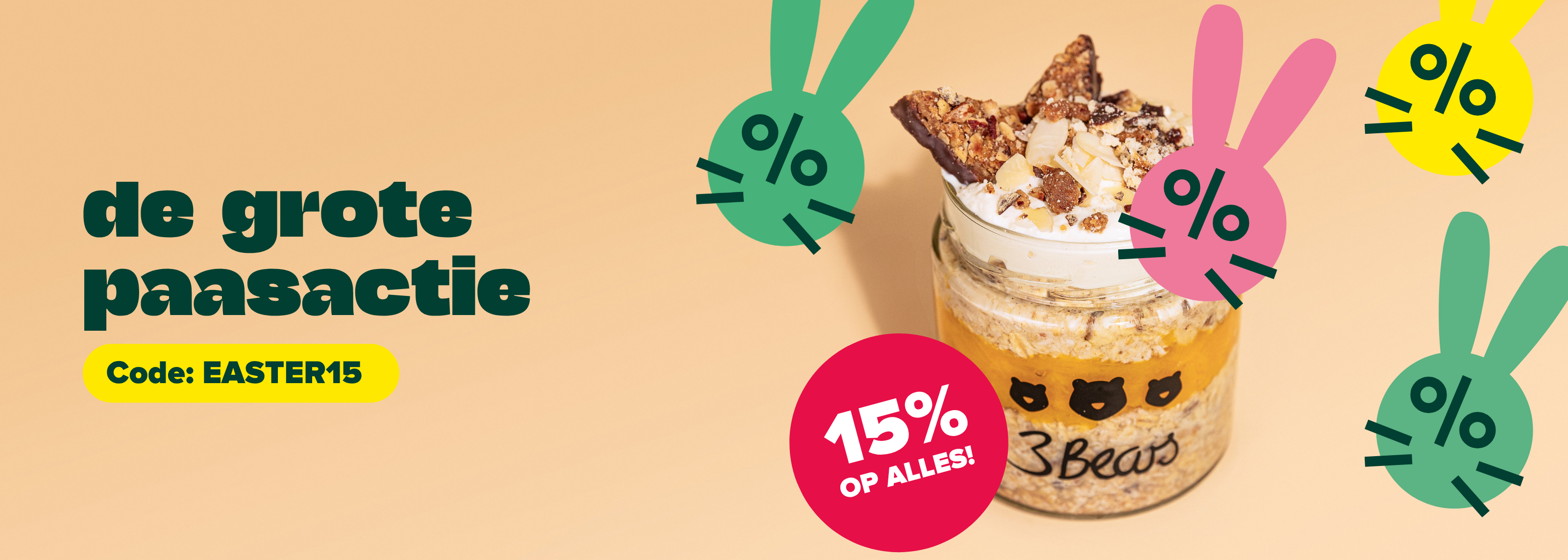 De grote Paasactie - Code: EASTER15